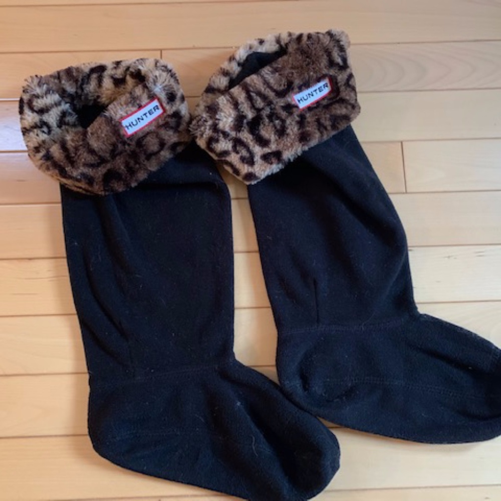 Hunter Wellie Tall Boot Socks Never worn Sz: Larg